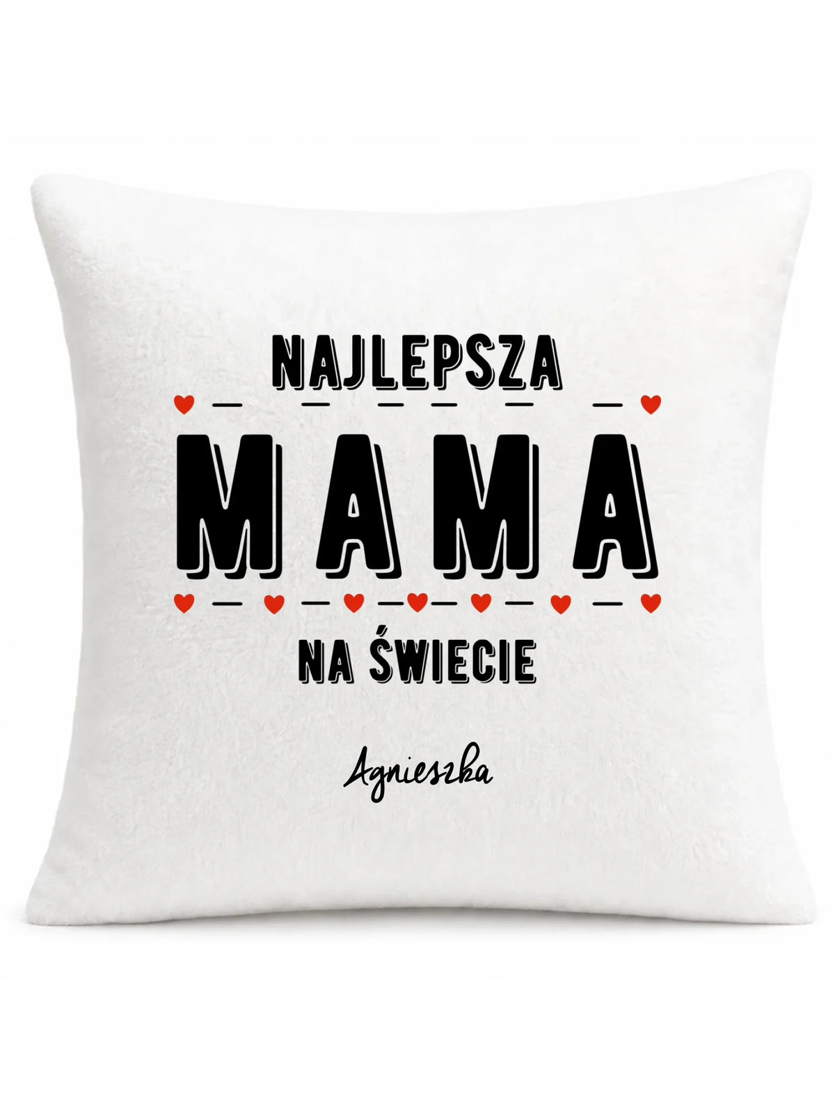 Poduszka z imieniem dla mamy - Najlepsza mama - personalizowana DM22