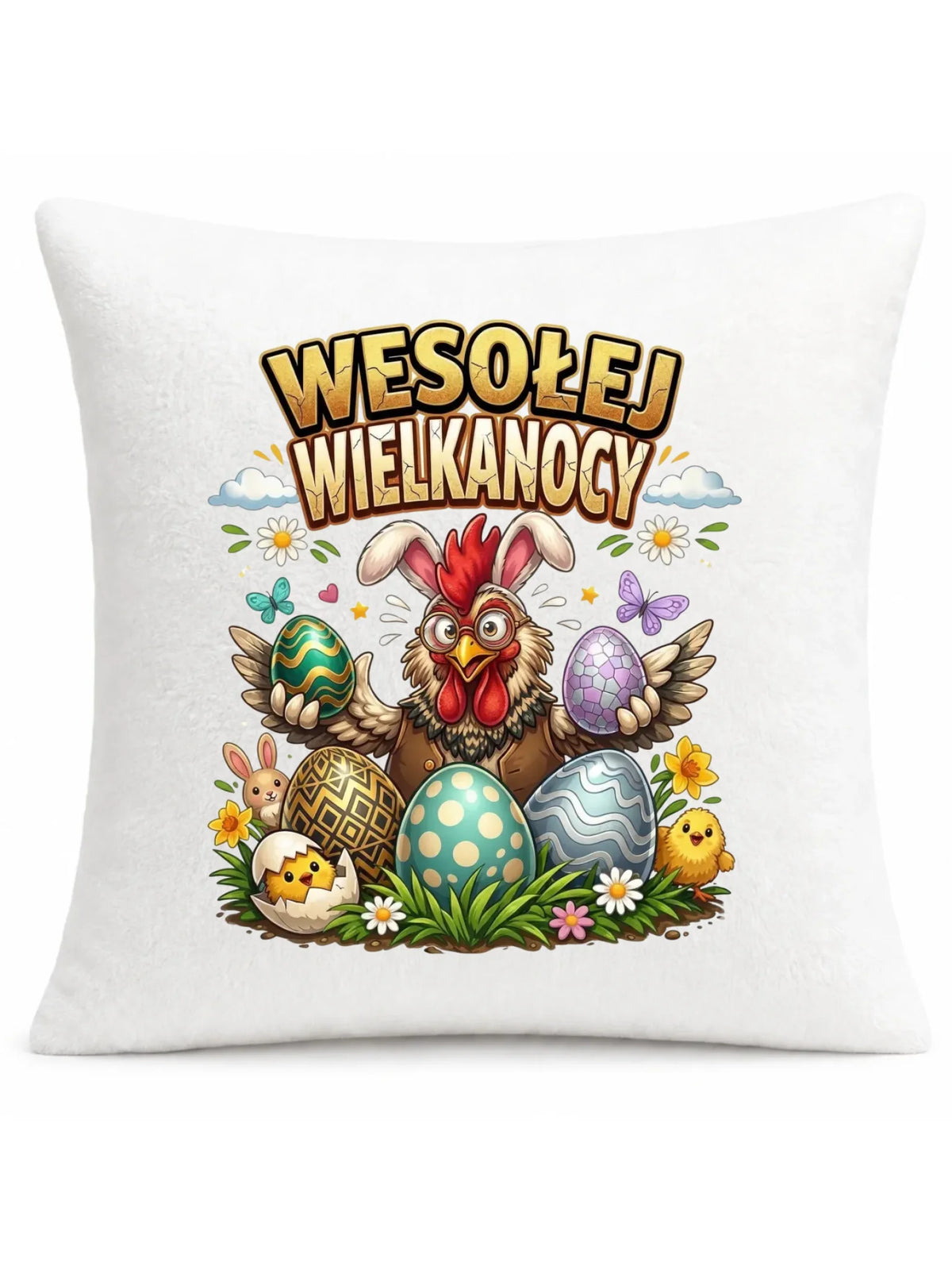 Poduszka wielkanocna - Wesołej Wielkanocy WN20