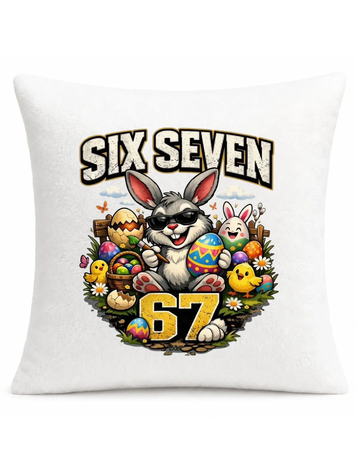 Poduszka wielkanocna - Zając Six Seven 67 WN10