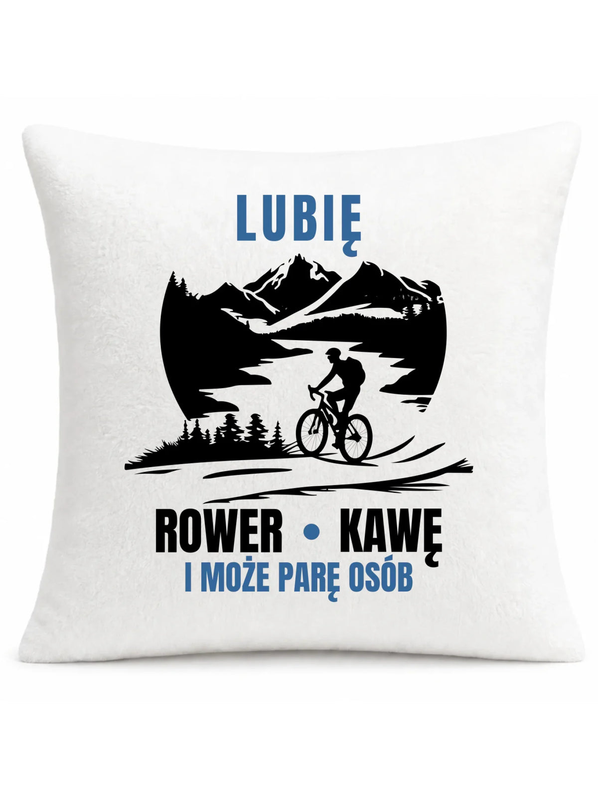 Poduszka dla rowerzysty - Lubię rower kawę i może parę osób HR05