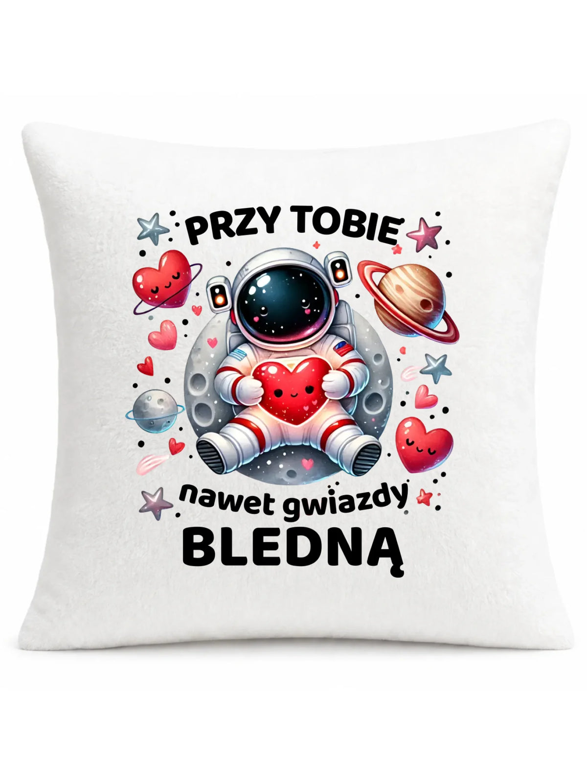 Poduszka dla par - Przy Tobie nawet gwiazdy bledną W57