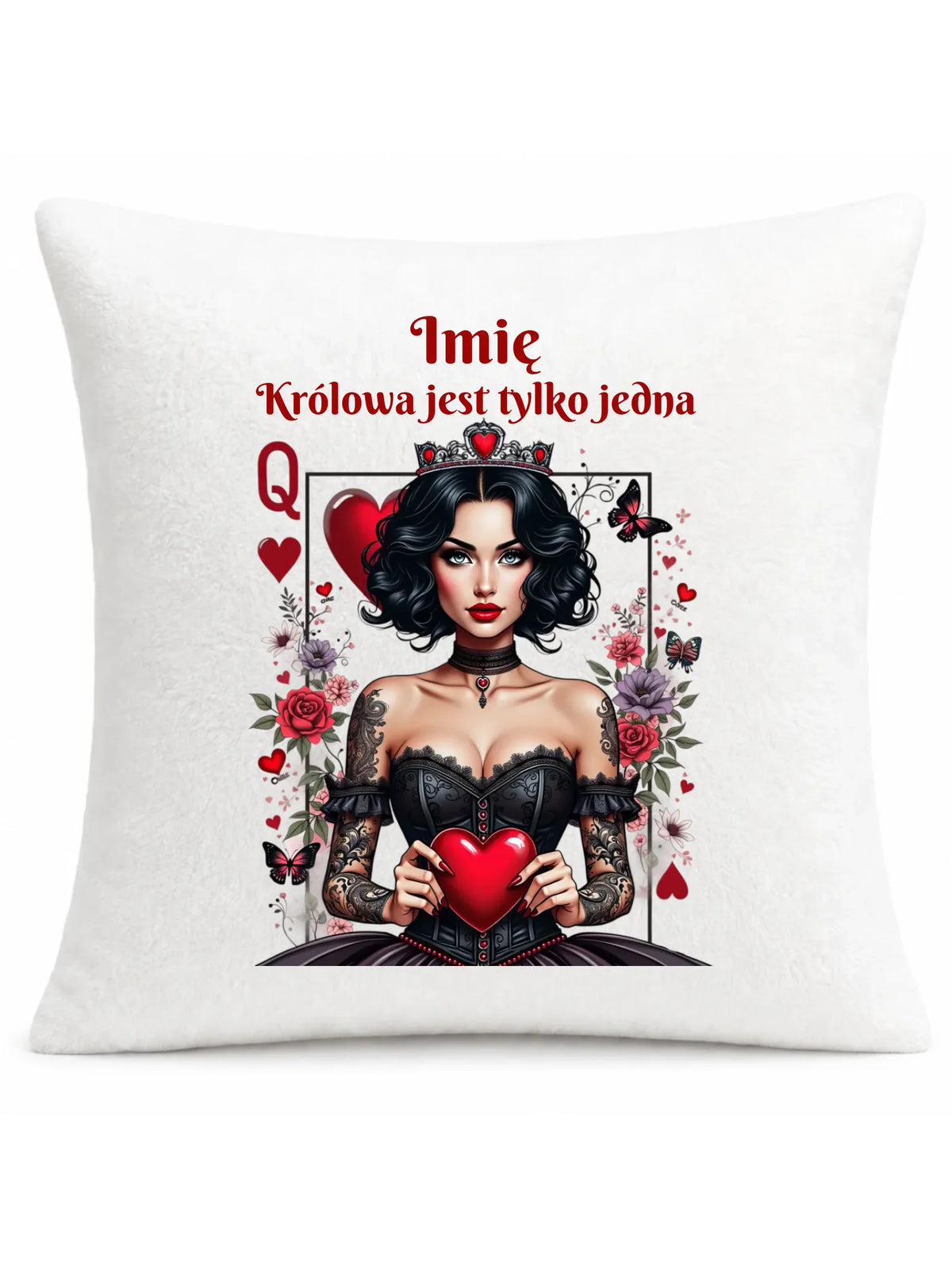 Poduszka dla niej - Królowa jest tylko jedna - personalizowana W46