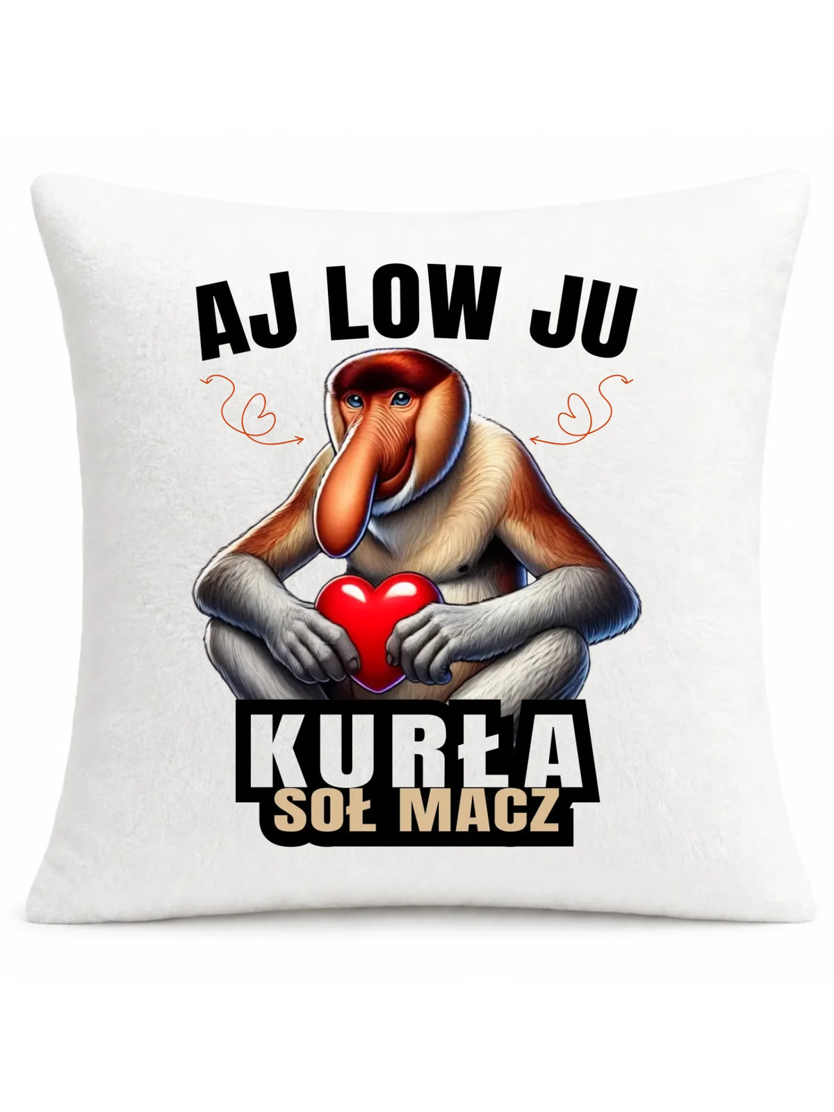 Poduszka dla par - Janusz nosacz - Aj low ju kurła W26