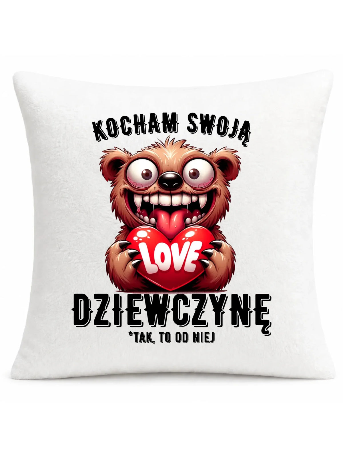 Poduszka dla chłopaka - Kocham swoją dziewczynę W30