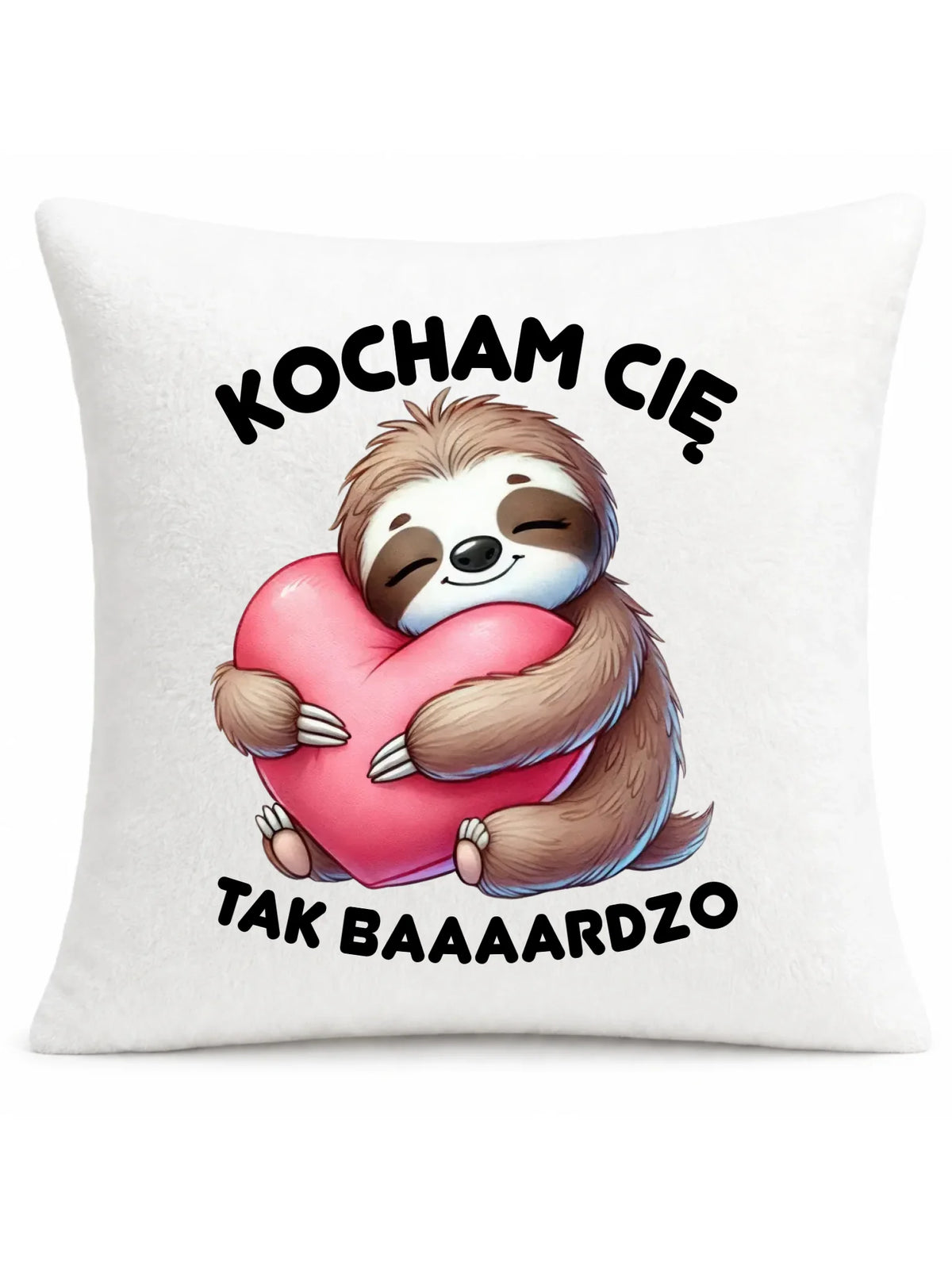 Poduszka dla - Leniwiec Kocham Cię tak baaaardzo W16