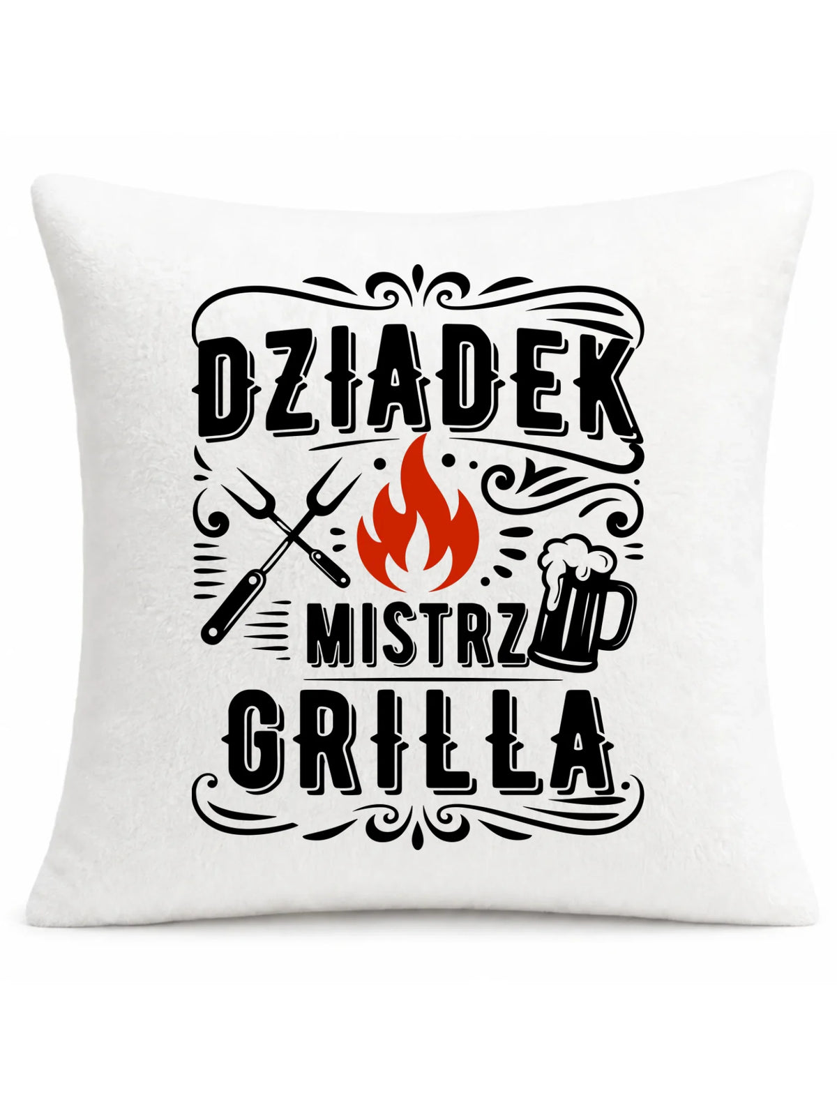 Poduszka dla dziadka - Dziadek mistrz grilla D33