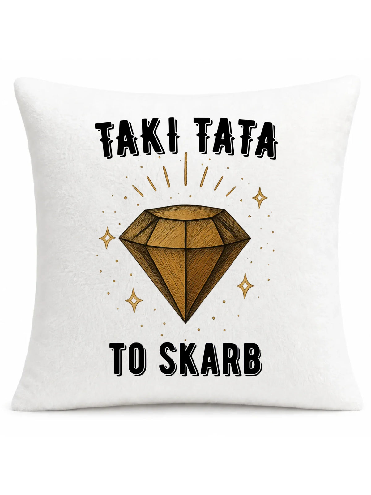 Poduszka dla taty - Taki tata to skarb - personalizowana DT17