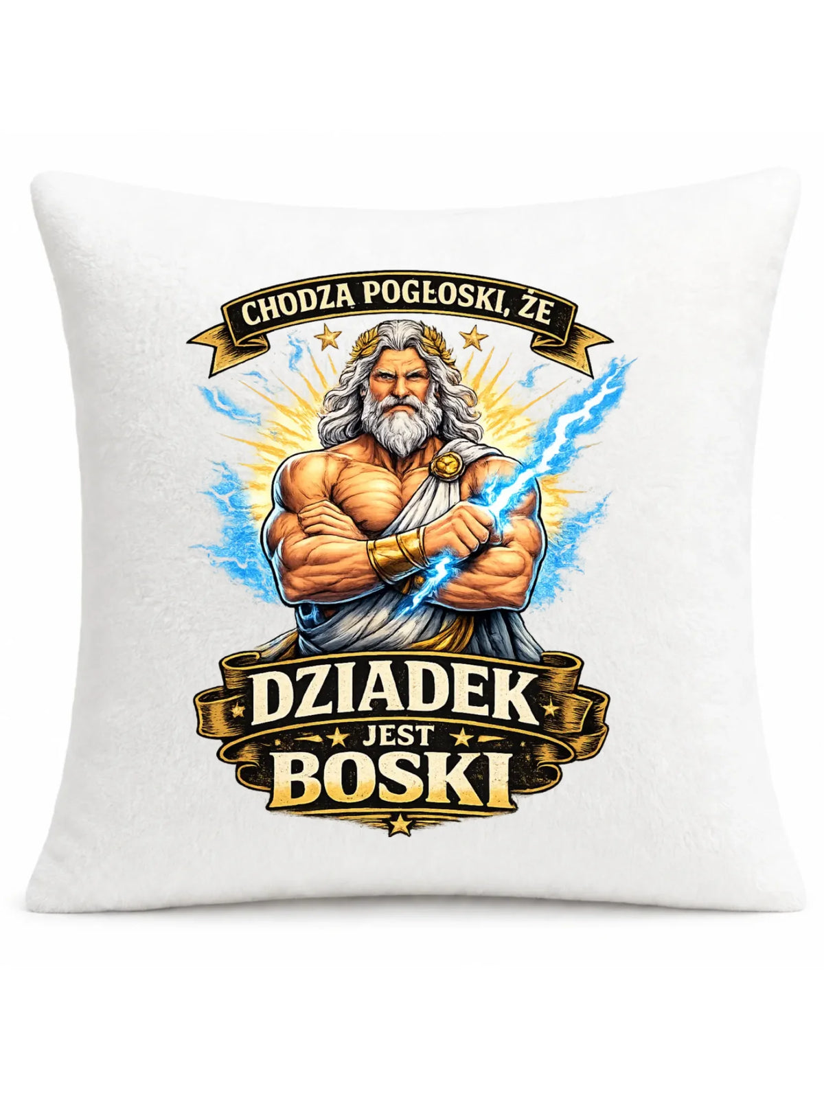 Poduszka dla dziadka - Chodzą pogłoski, że dziadek jest boski D16