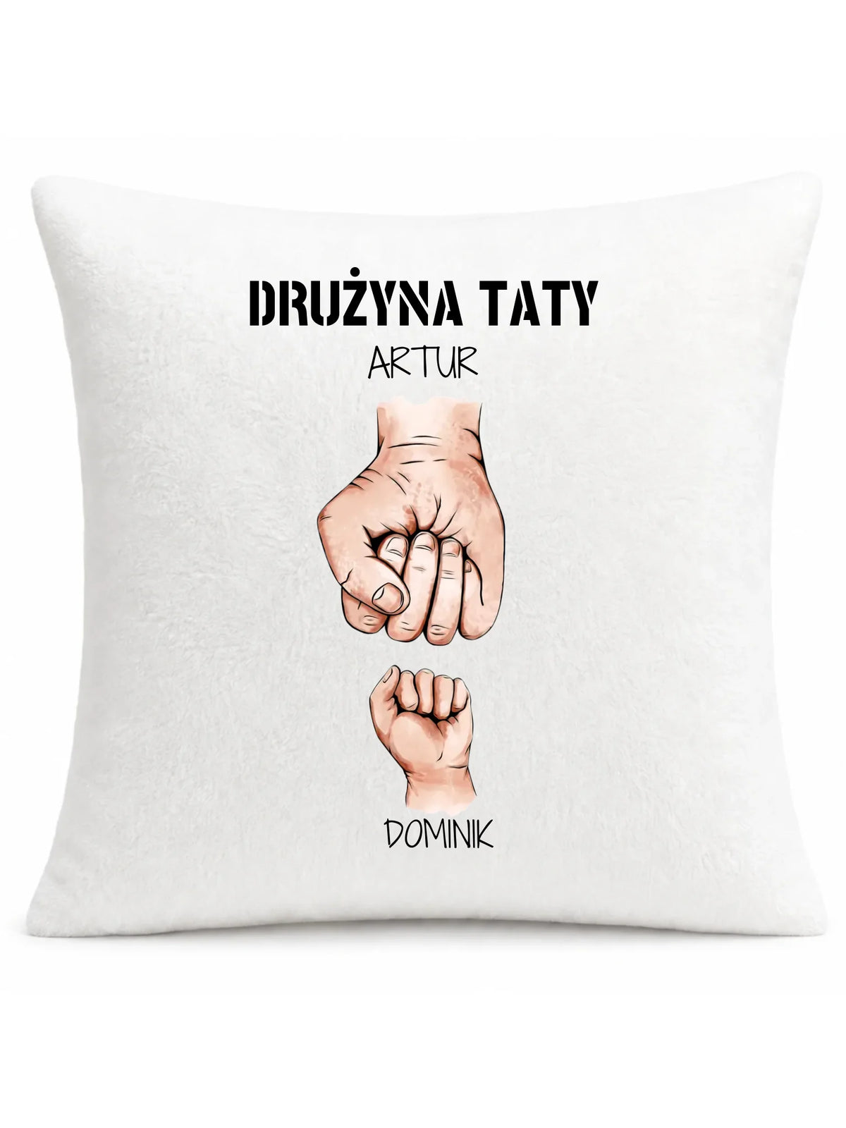 Poduszka dla taty - Drużyna taty 1-6 imion dzieci - personalizowana DT01