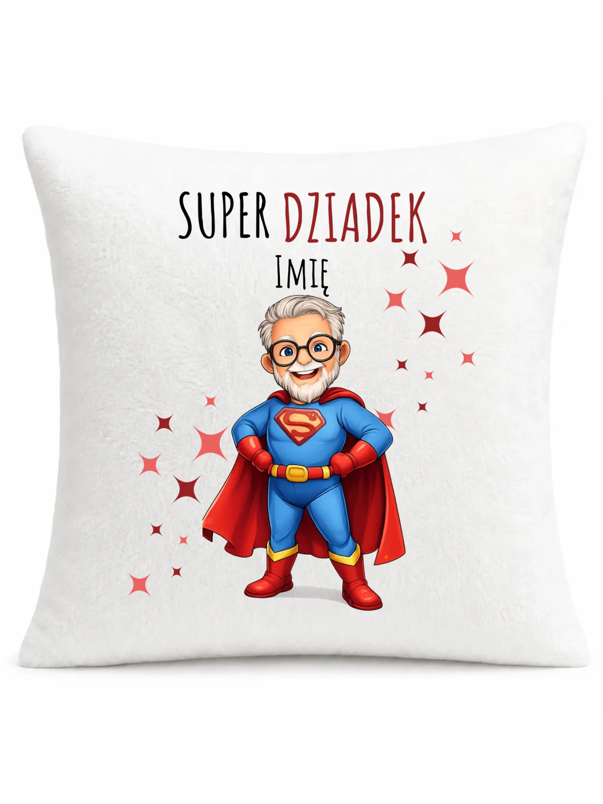 Poduszka dla dziadka - Super Dziadek - personalizowana D02