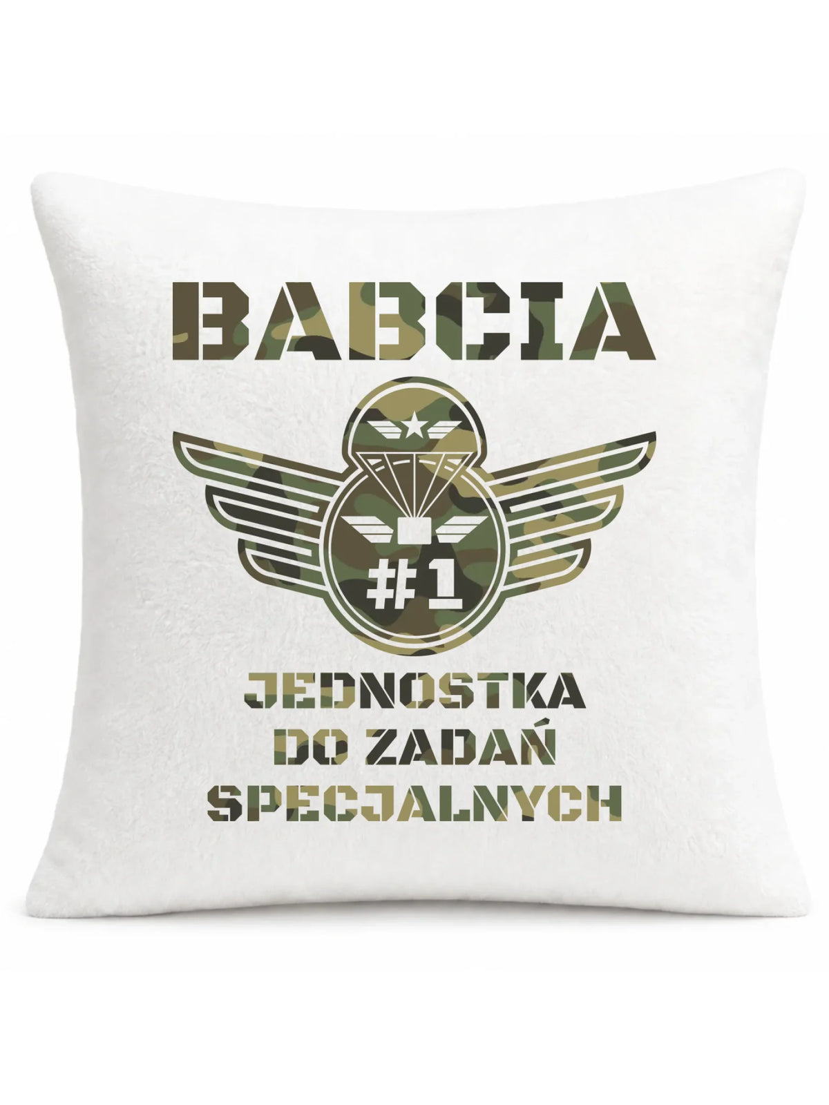 Poduszka dla babci - Babcia jednostka do zadań specjalnych B31