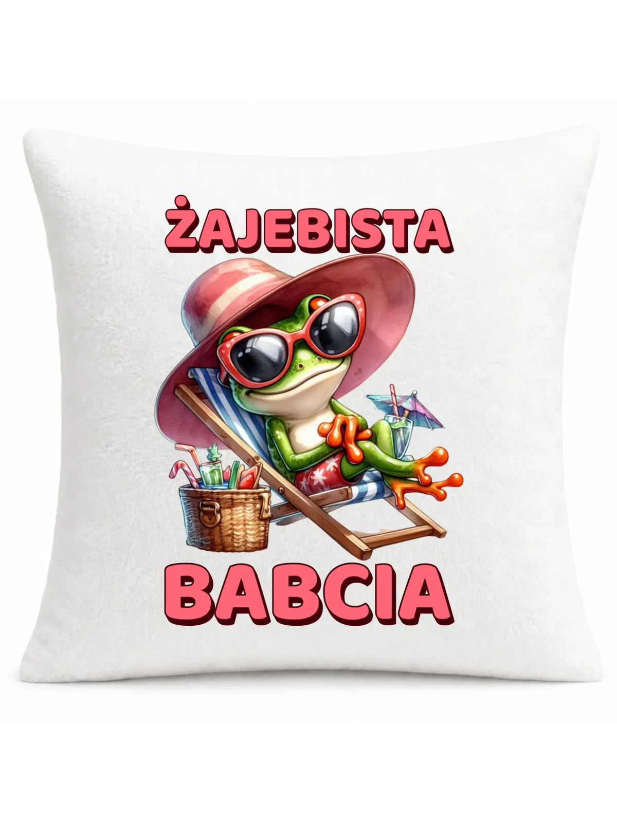 Poduszka dla babci - Żajebista Babcia Żaba B27