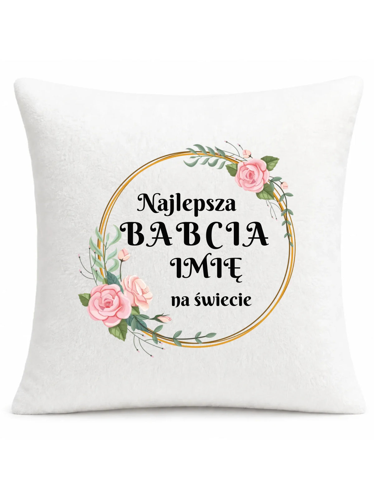 Poduszka dla babci - Najlepsza babcia na Świecie - personalizowana B04