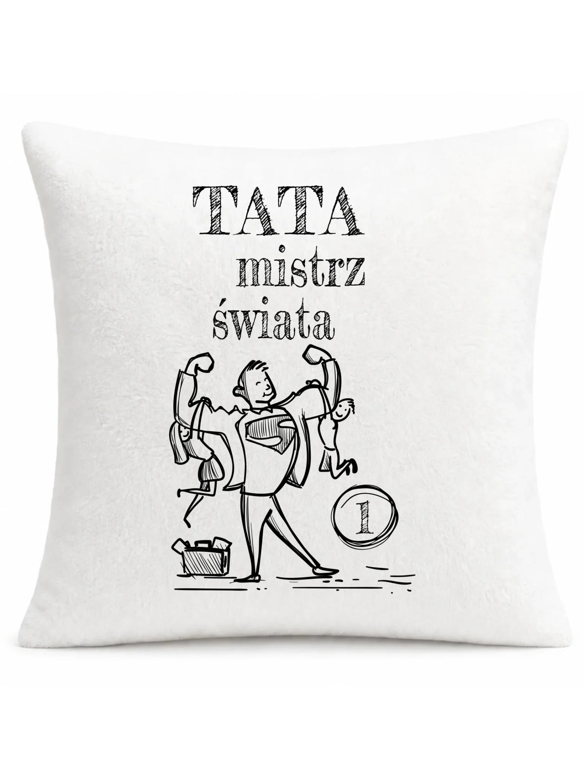 Poduszka dla taty - Tata Mistrz Świata DT36