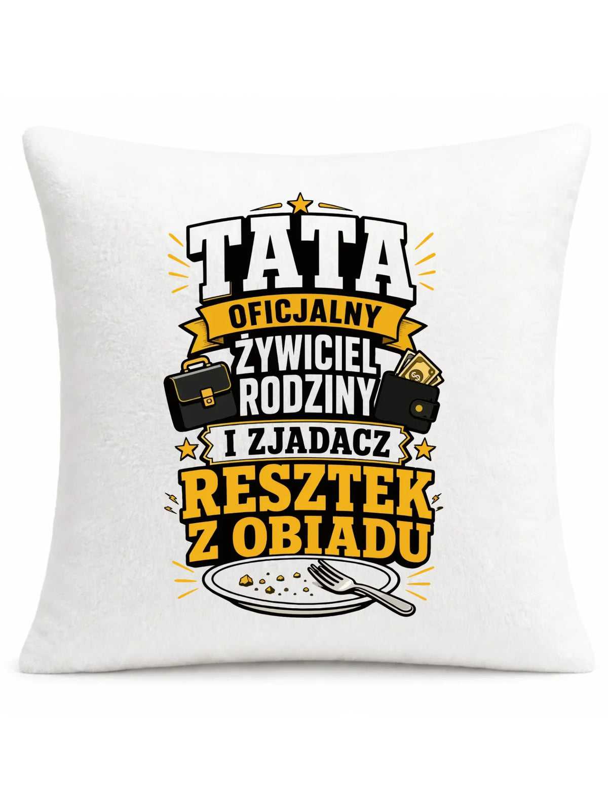 Poduszka dla taty - Tata oficjalny żywiciel rodziny DT34