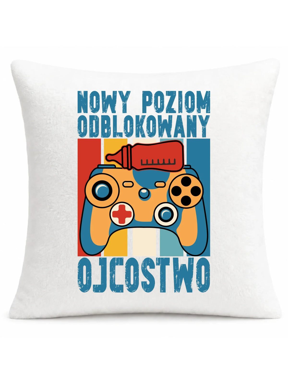 Poduszka dla młodego taty gamera - Nowy poziom odblokowany DT24