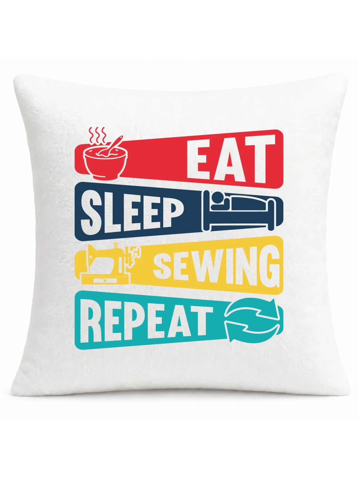 Poduszka szyciowa dla krawcowej - Eat sleep sewing repeat HS21