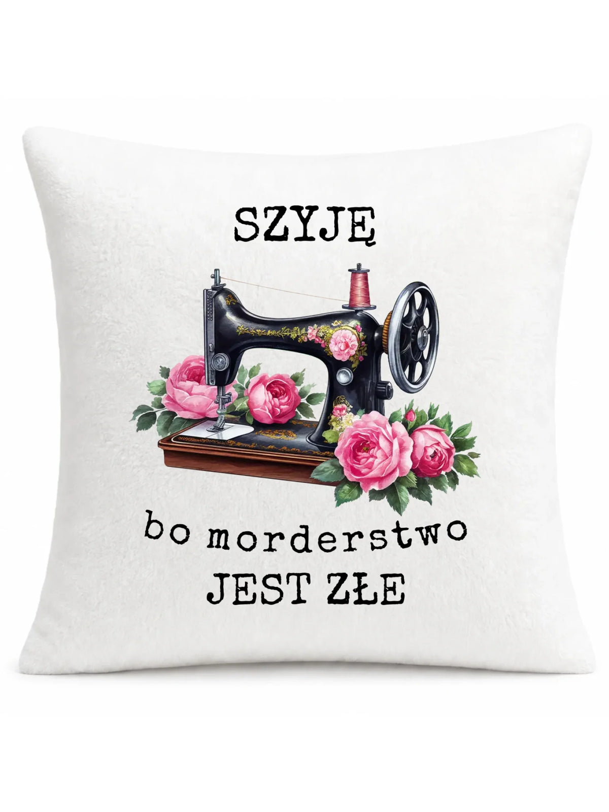 Poduszka szyciowa dla krawcowej - Szyję, bo morderstwo jest złe HS14