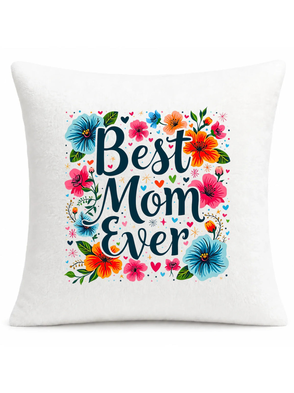 Poduszka dla mamy - Kwiaty - Best mom ever DM34