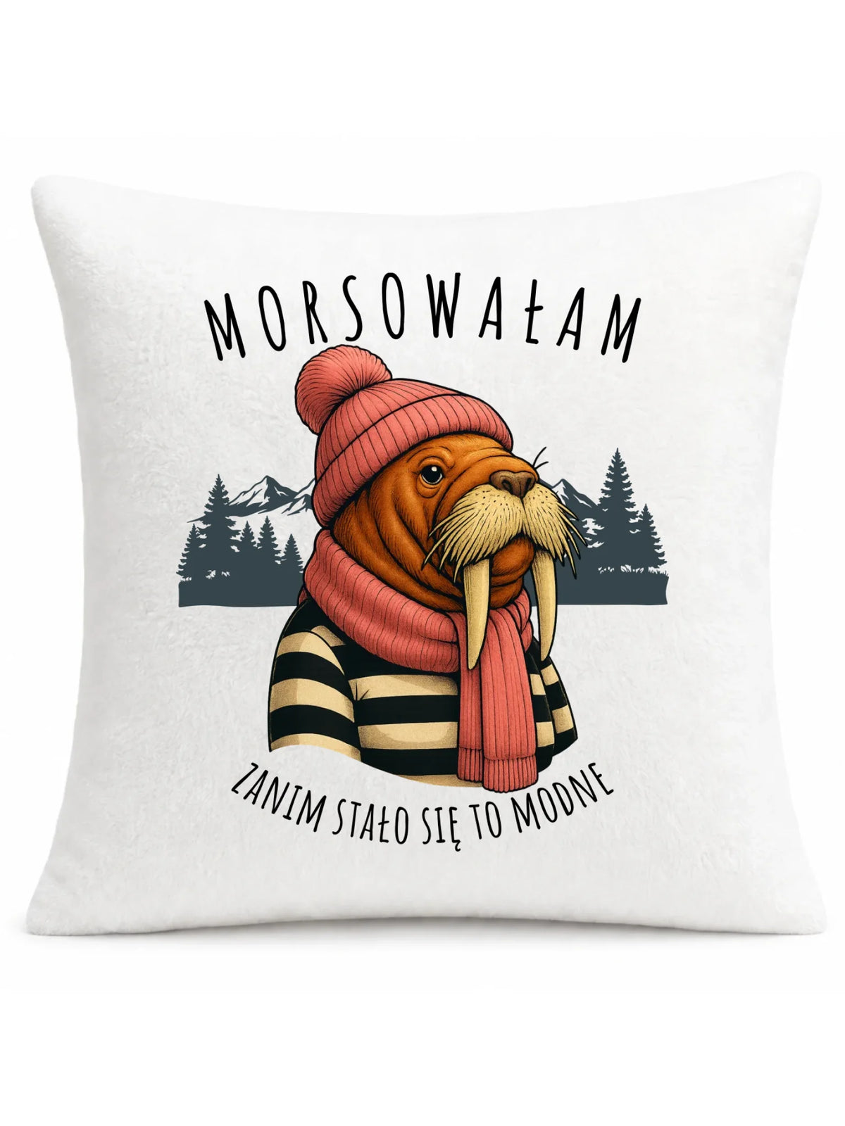 Poduszka - prezent dla morsa - Morsowałam zanim stało się to modne - Mors HM21