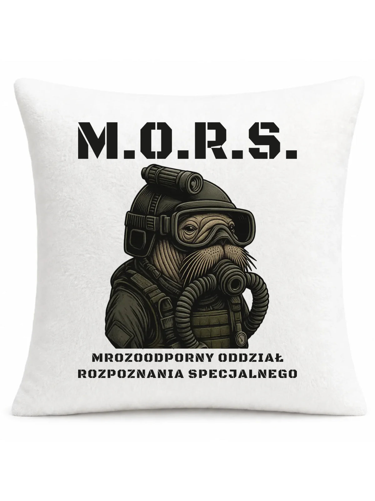Poduszka - prezent dla morsa - M.O.R.S. Mrozoodporny Oddział Rozpoznania Specjalnego HM20