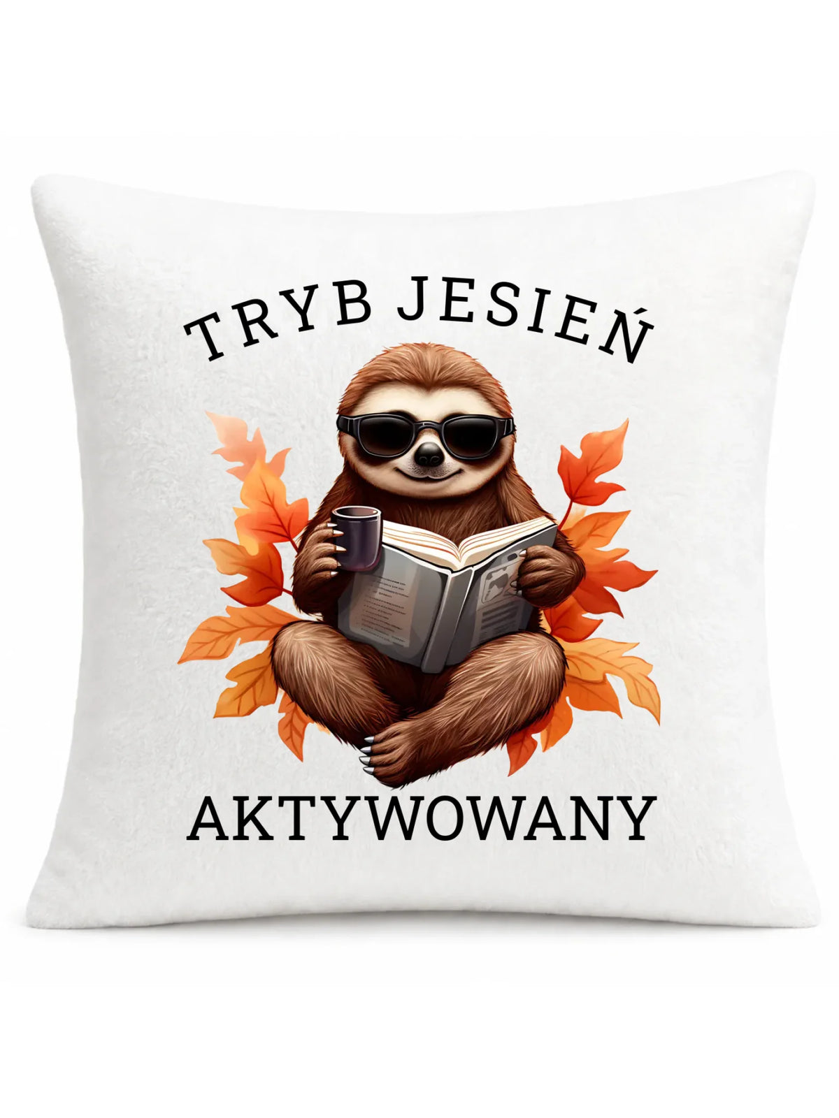 Poduszka jesienna - Leniwiec - Tryb jesień aktywowany JS23