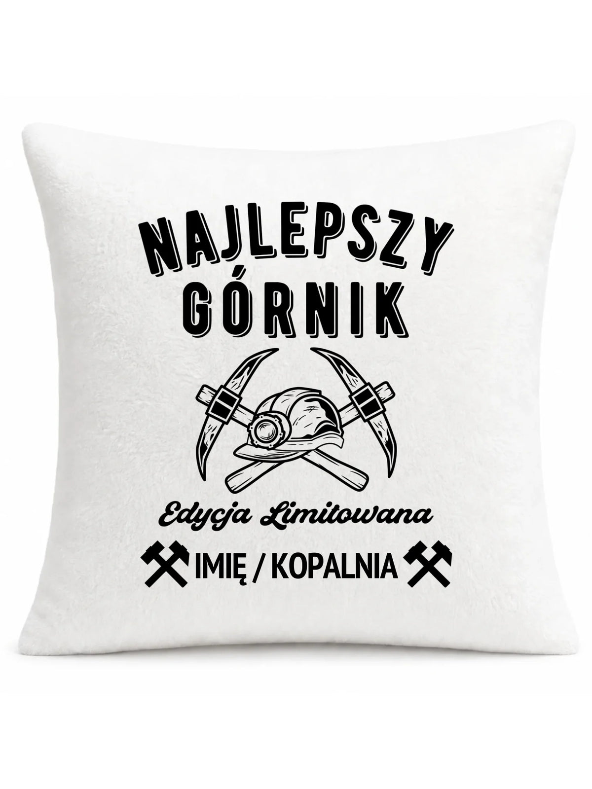 Poduszka - prezent dla górnika - Najlepszy górnik - personalizowana G27