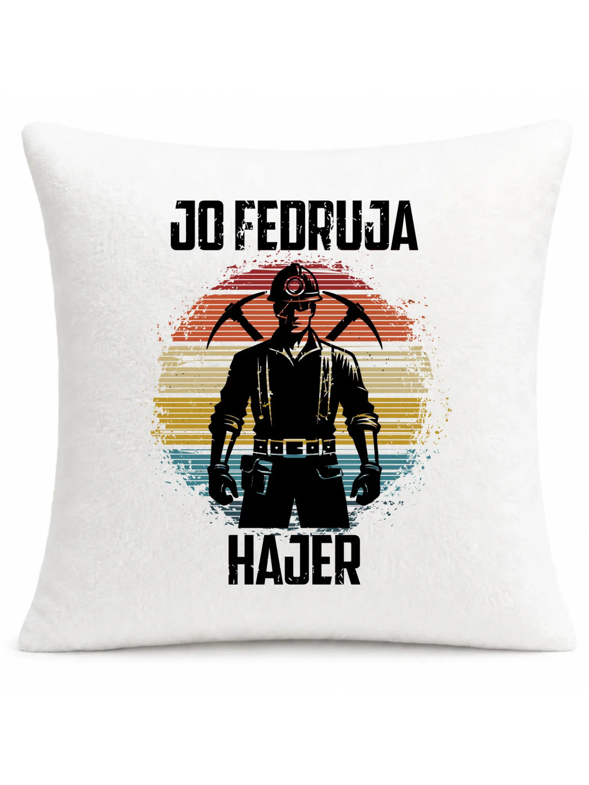 Poduszka - prezent dla górnika - Jo fedruja Hajer G26