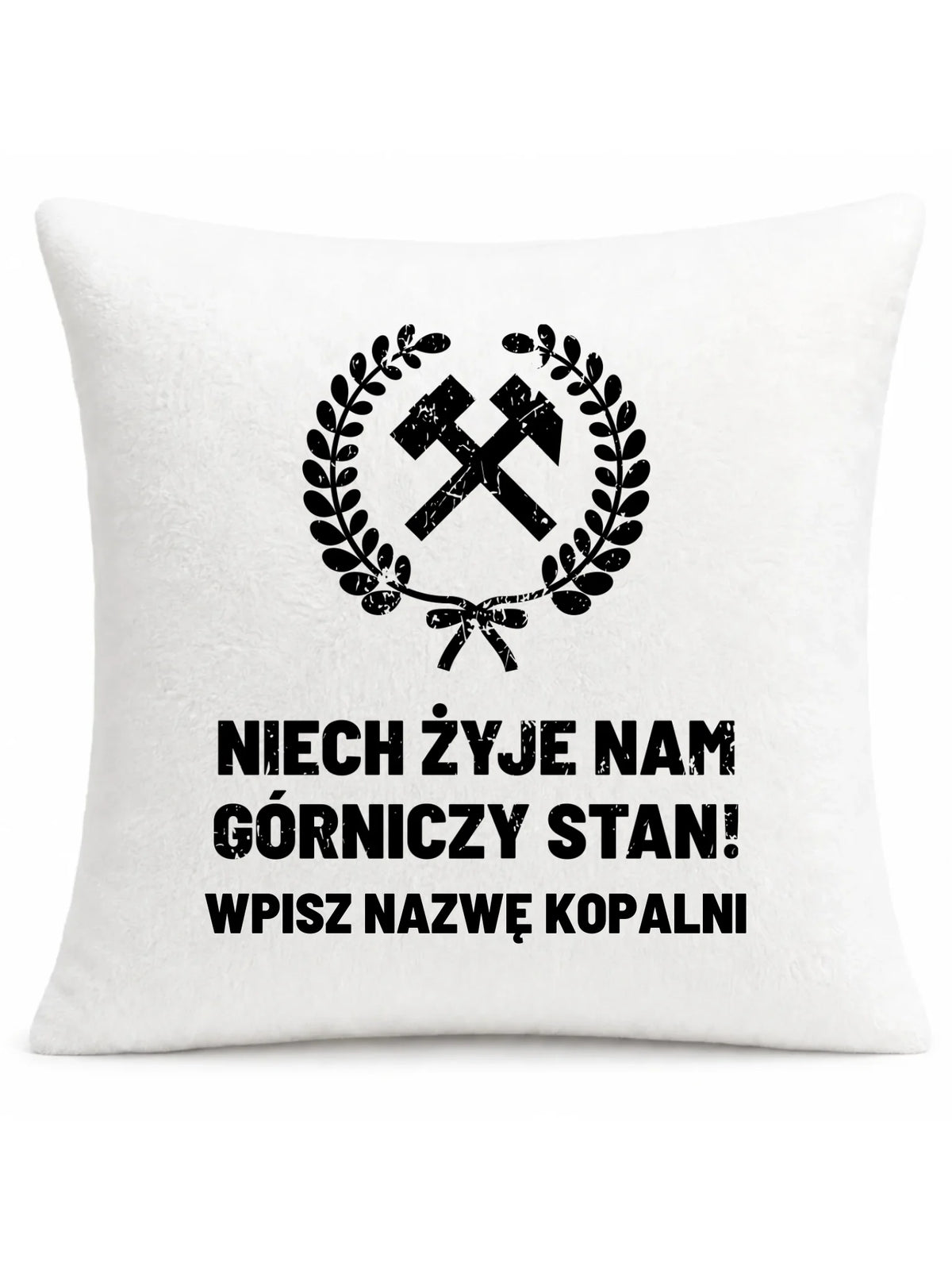 Poduszka - prezent dla górnika - Niech żyje nam górniczy stan - personalizowana G24