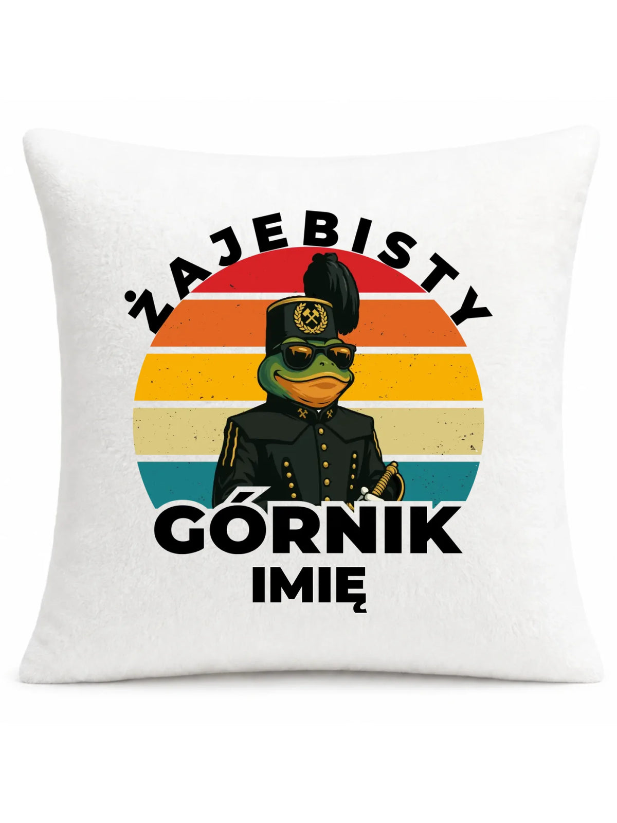 Poduszka - prezent dla górnika - Żajebisty górnik - personalizowana G19
