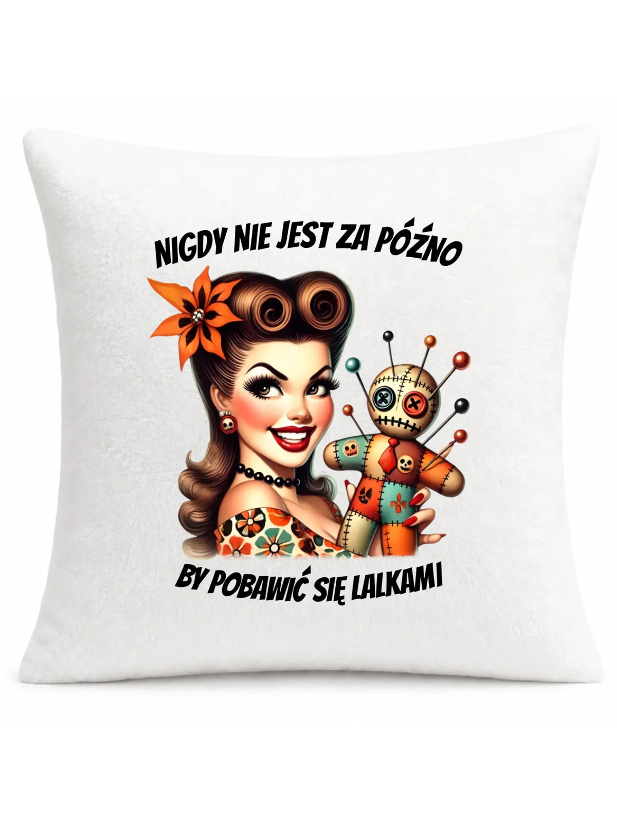 Poduszka dla niej - Laleczka Voodoo retro DZ21