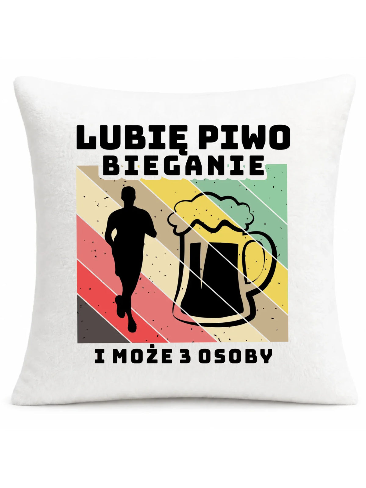 Poduszka dla biegacza - Lubię piwo bieganie HB01