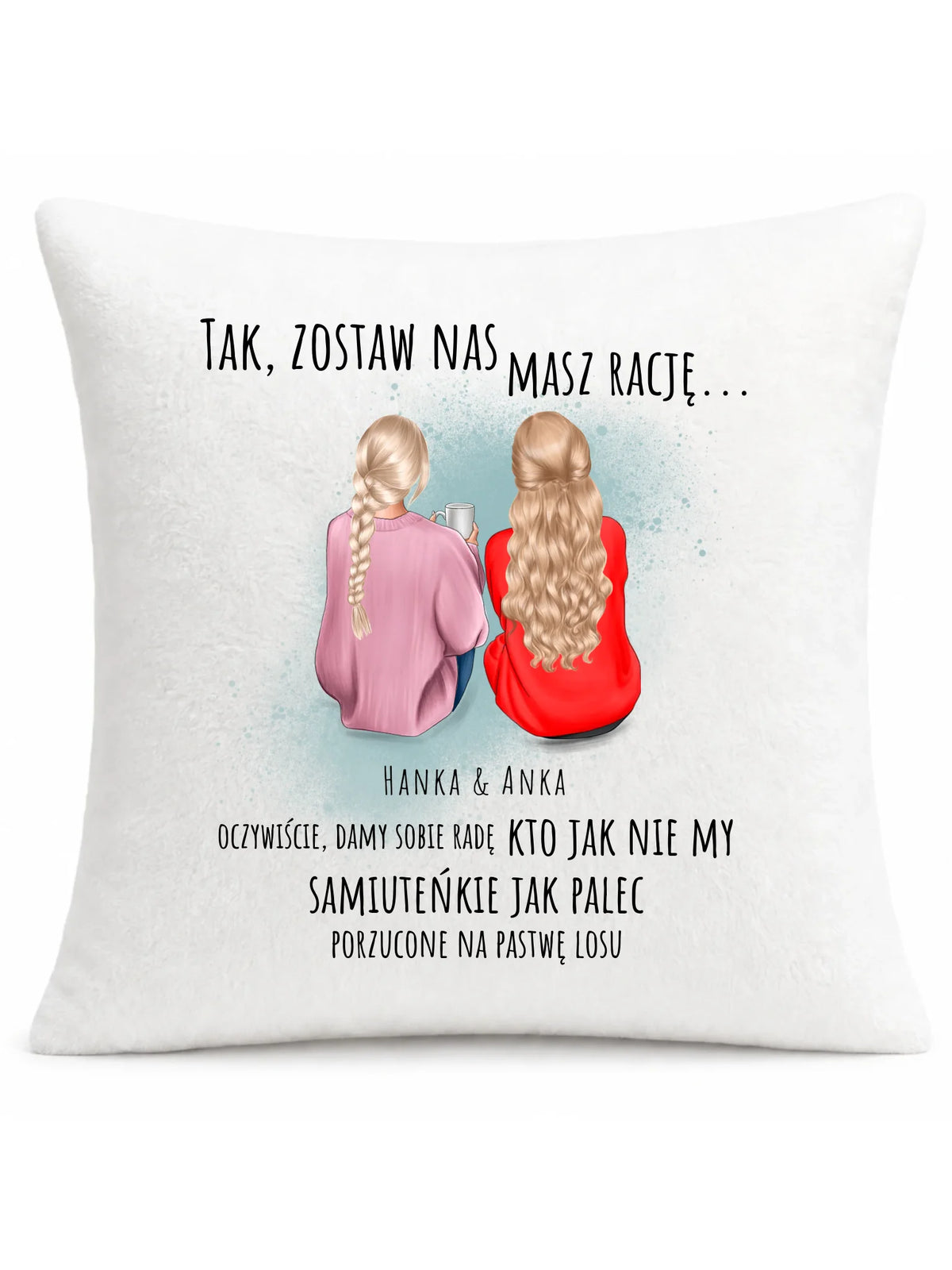 Poduszka na odejście z pracy - prezent od koleżanek - 2-5 osób personalizowana OP16