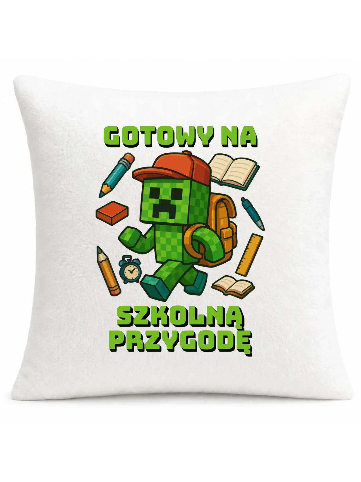 Poduszka szkoła - Gotowy na szkołę - gamer do szkoły - SZ13