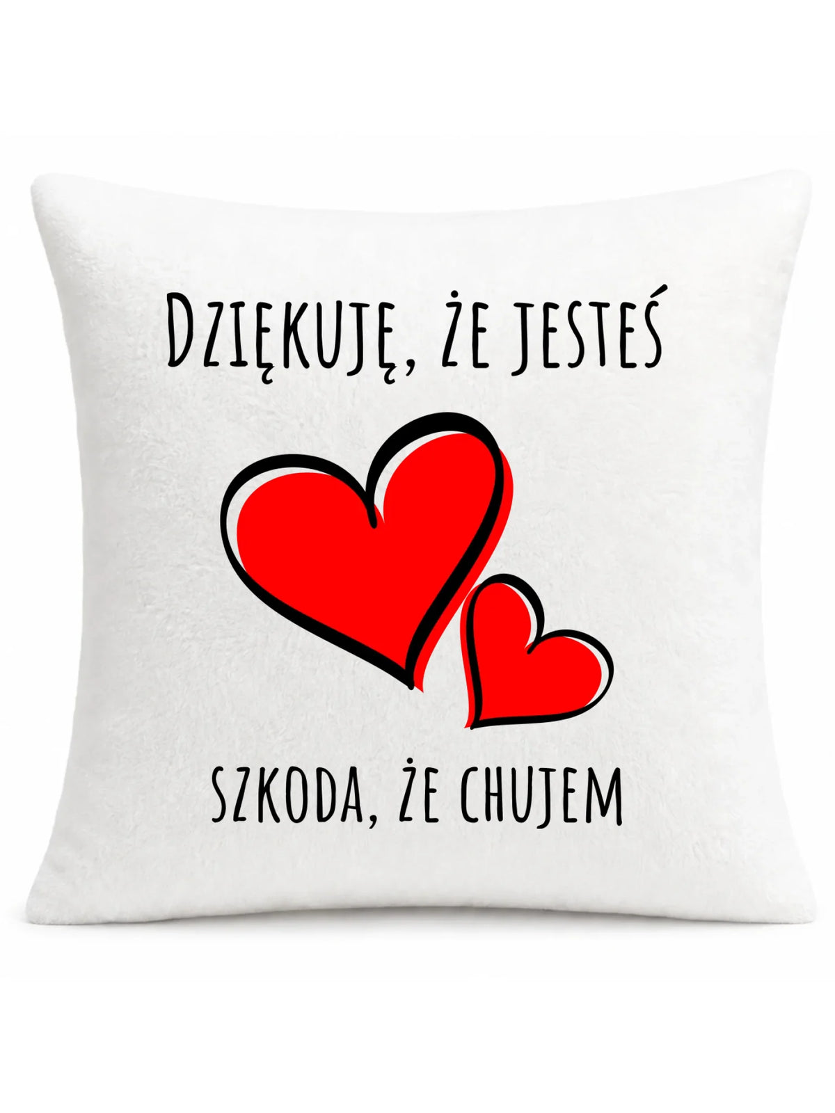 Poduszka  - Dziękuję, że jesteś szkoda, że ch#jem - bez cenzury DCH10