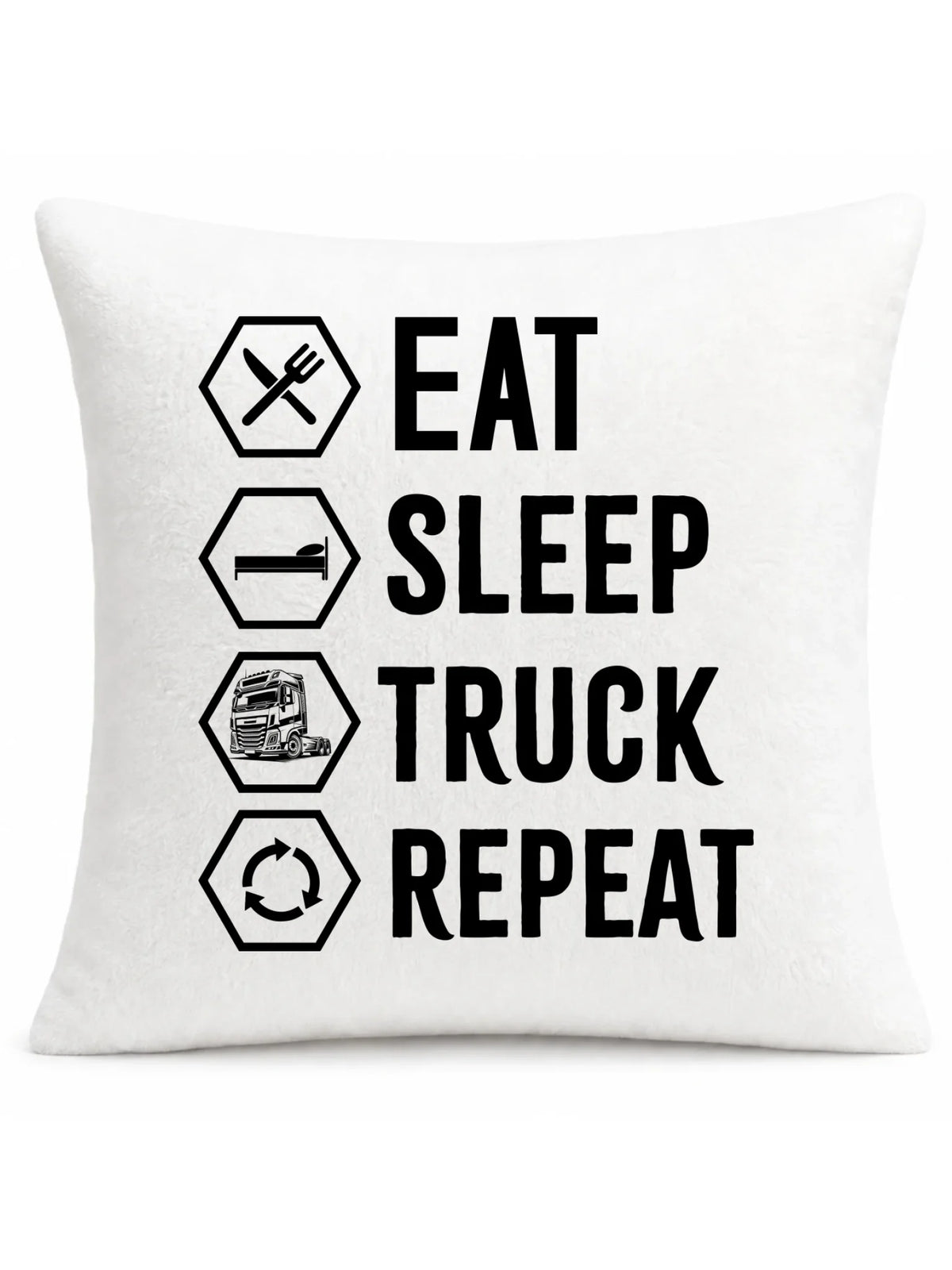 Poduszka dla kierowcy ciężarówki - Eat Sleep Truck Repeat ZKT05