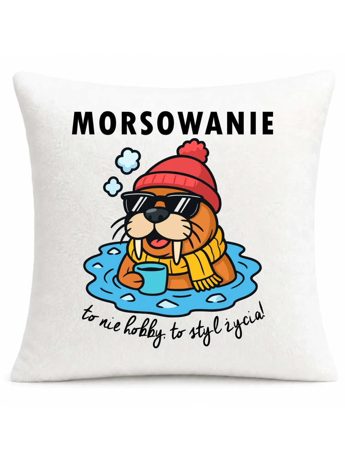 Poduszka - prezent dla morsa - Morsowanie to styl życia HM10