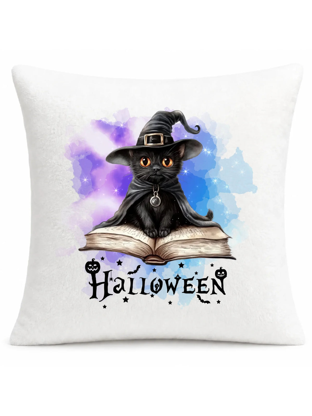 Poduszka na Halloween - Kot Czarodziej HL06