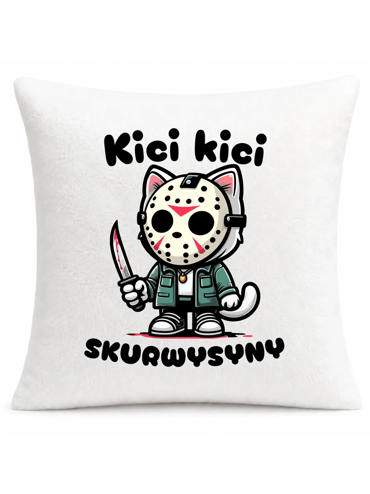 Poduszka na Halloween - Kici kici sk*rwysyny - bez cenzury HL28
