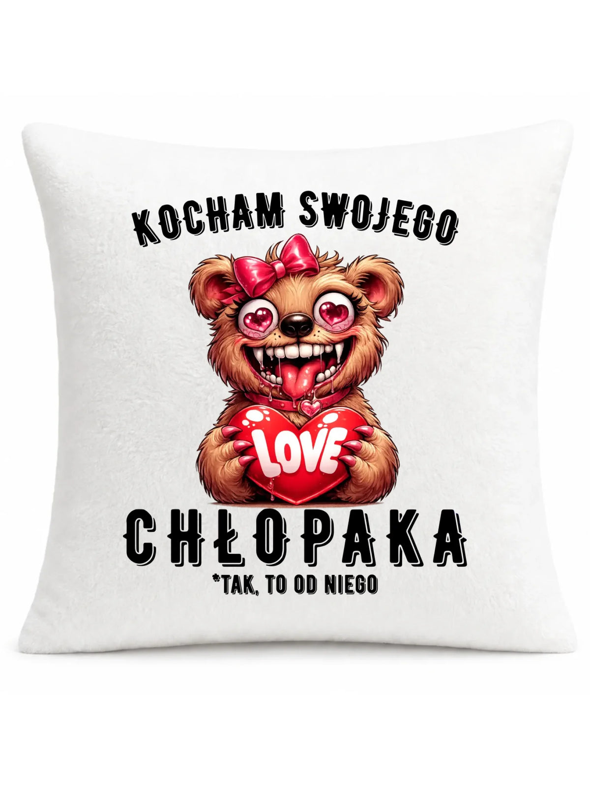 Poduszka dla dziewczyny - Kocham swojego chłopaka W89