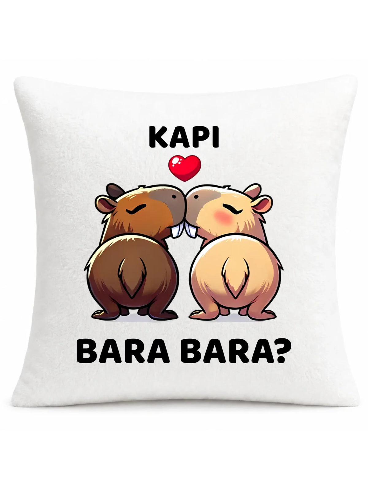 Poduszka dla par - Kapibara bara bara W86