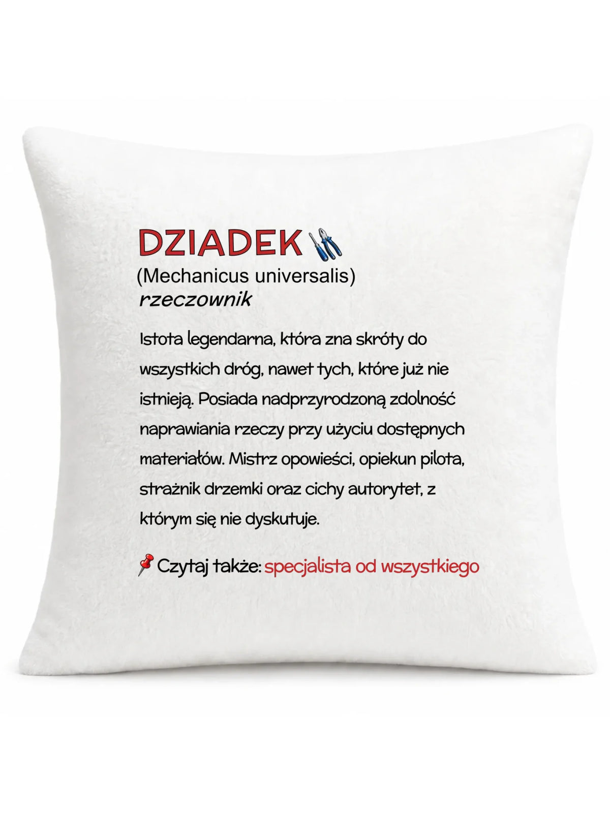Poduszka dla dziadka - Dziadek śmieszna definicja D43