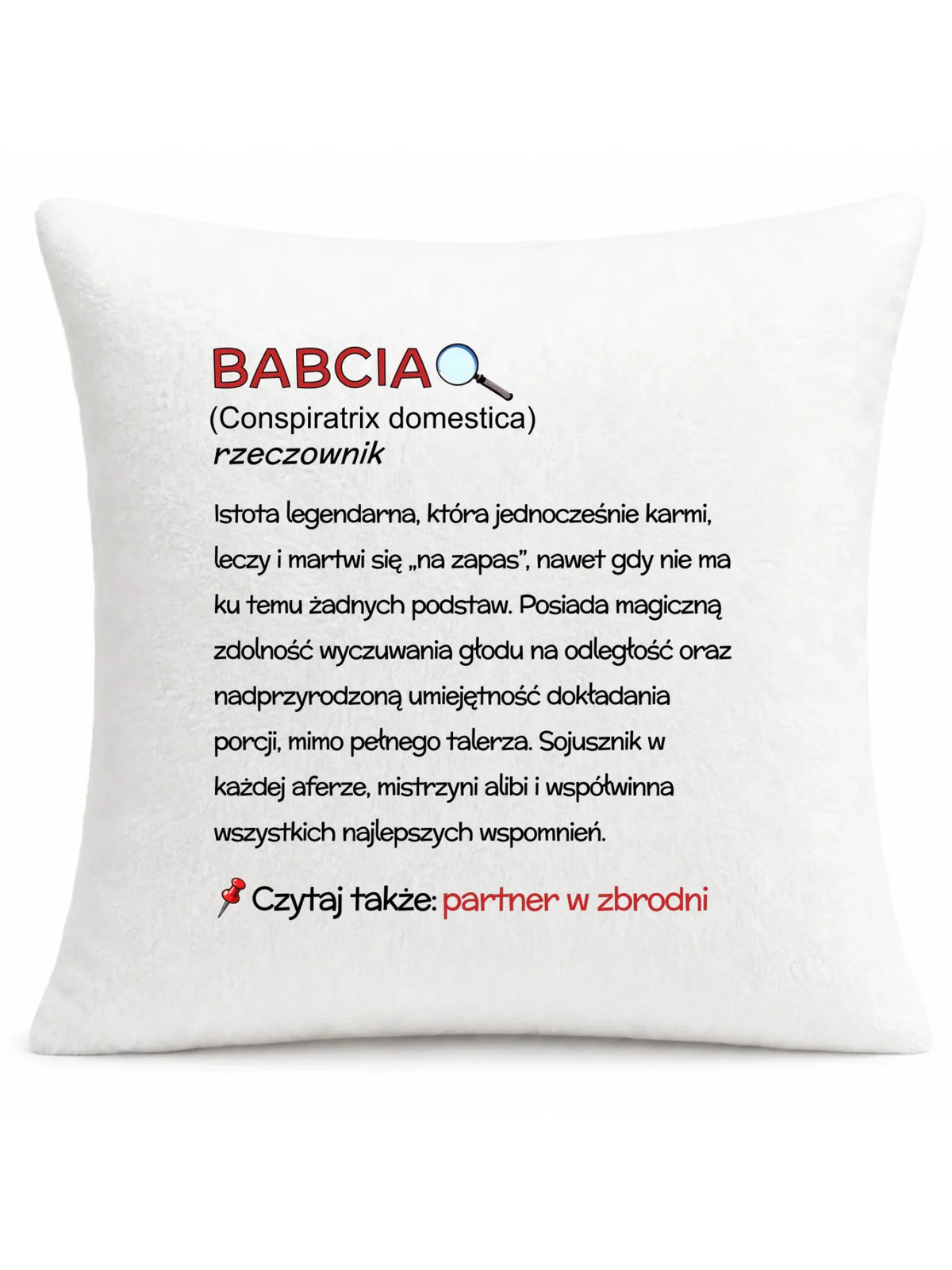 Poduszka dla babci - Babcia śmieszna definicja B35
