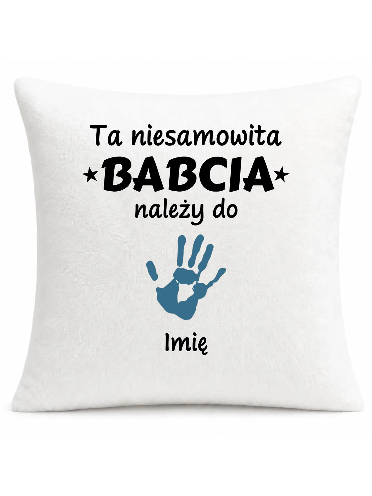 Poduszka dla babci - Babcia należy do wnuków 1–6 imion – personalizowana B33