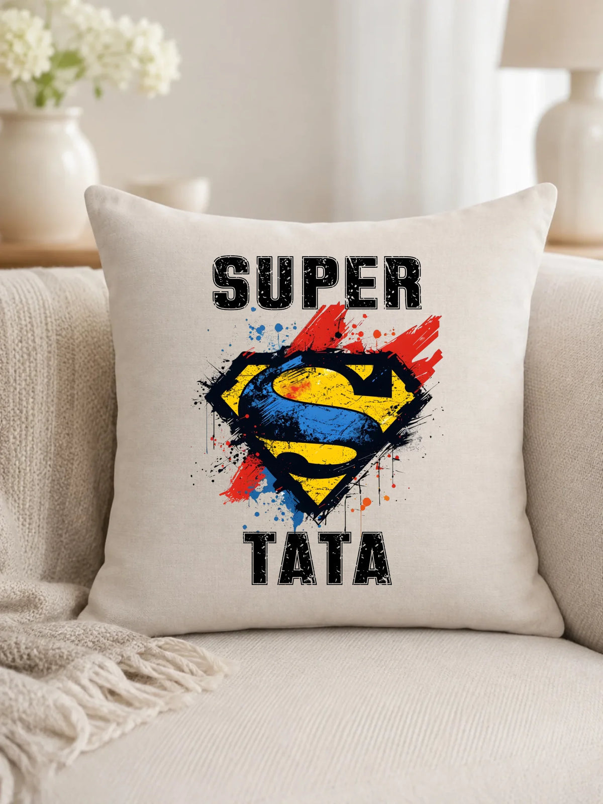 Poduszka dla taty - Super Tata superbohater DT07