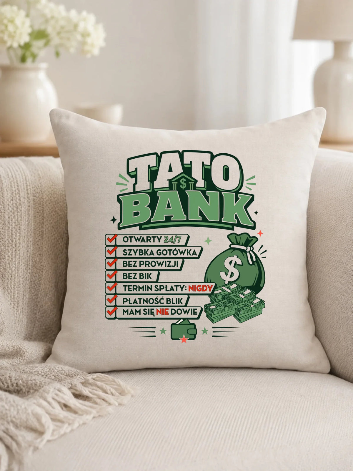 Poduszka dla taty - Tato Bank DT41