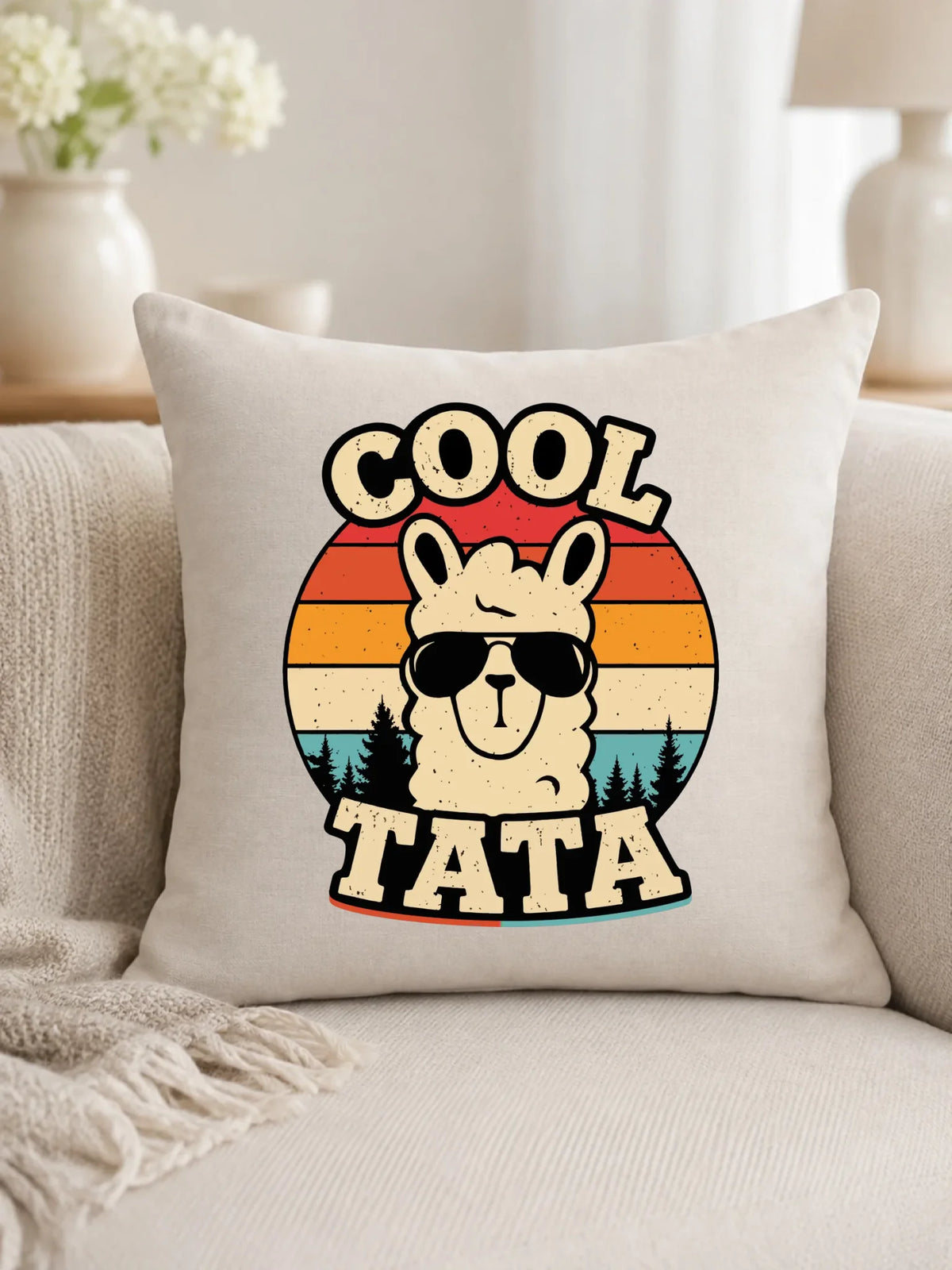Poduszka dla taty - Lama w okularach Cool tata DT04