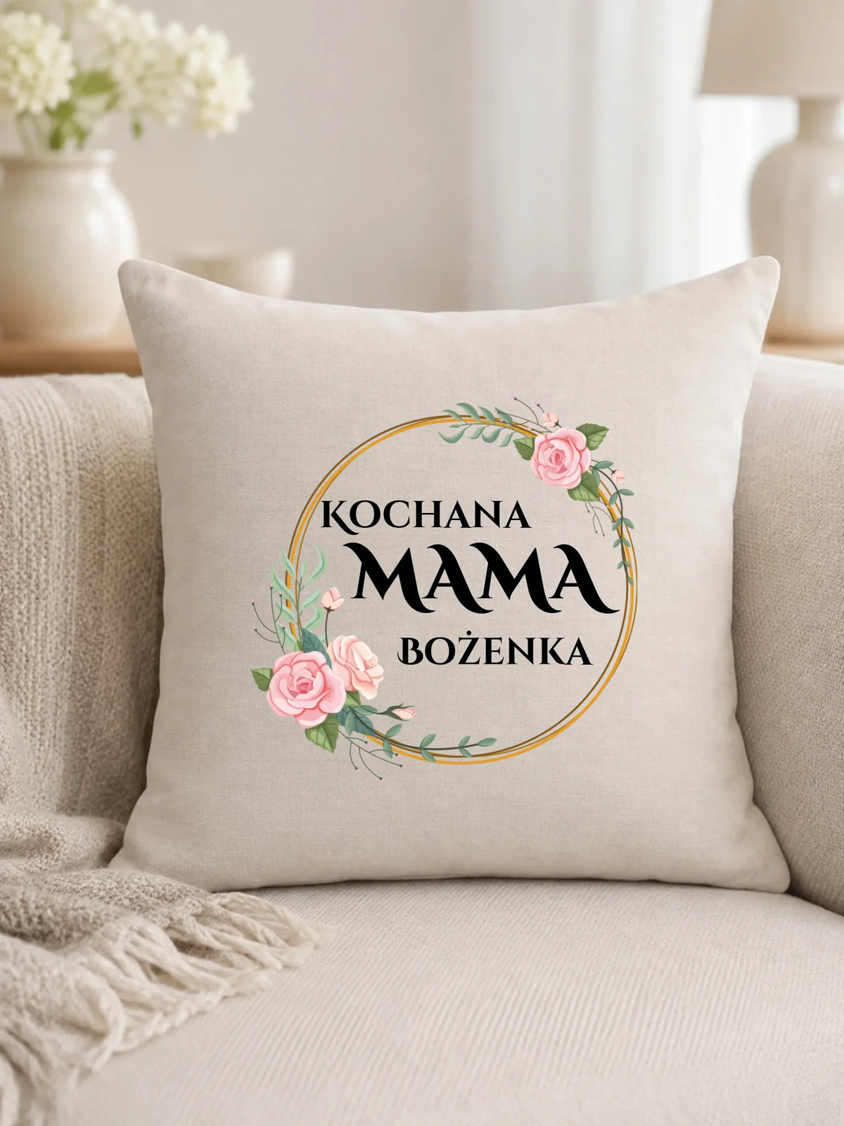 Poduszka dla mamy - Kochana Mama - personalizowana DM20