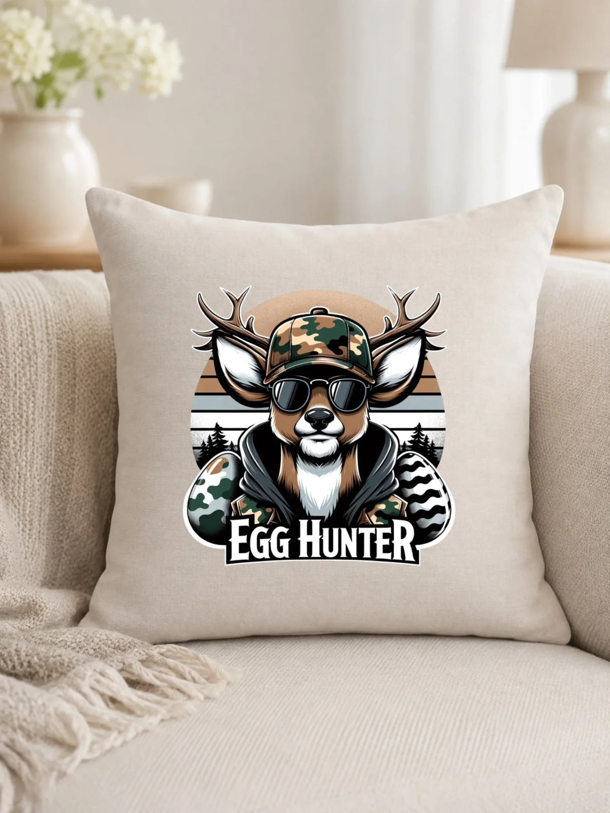 Poduszka wielkanocna - Jeleń Survival Egg hunter WN19