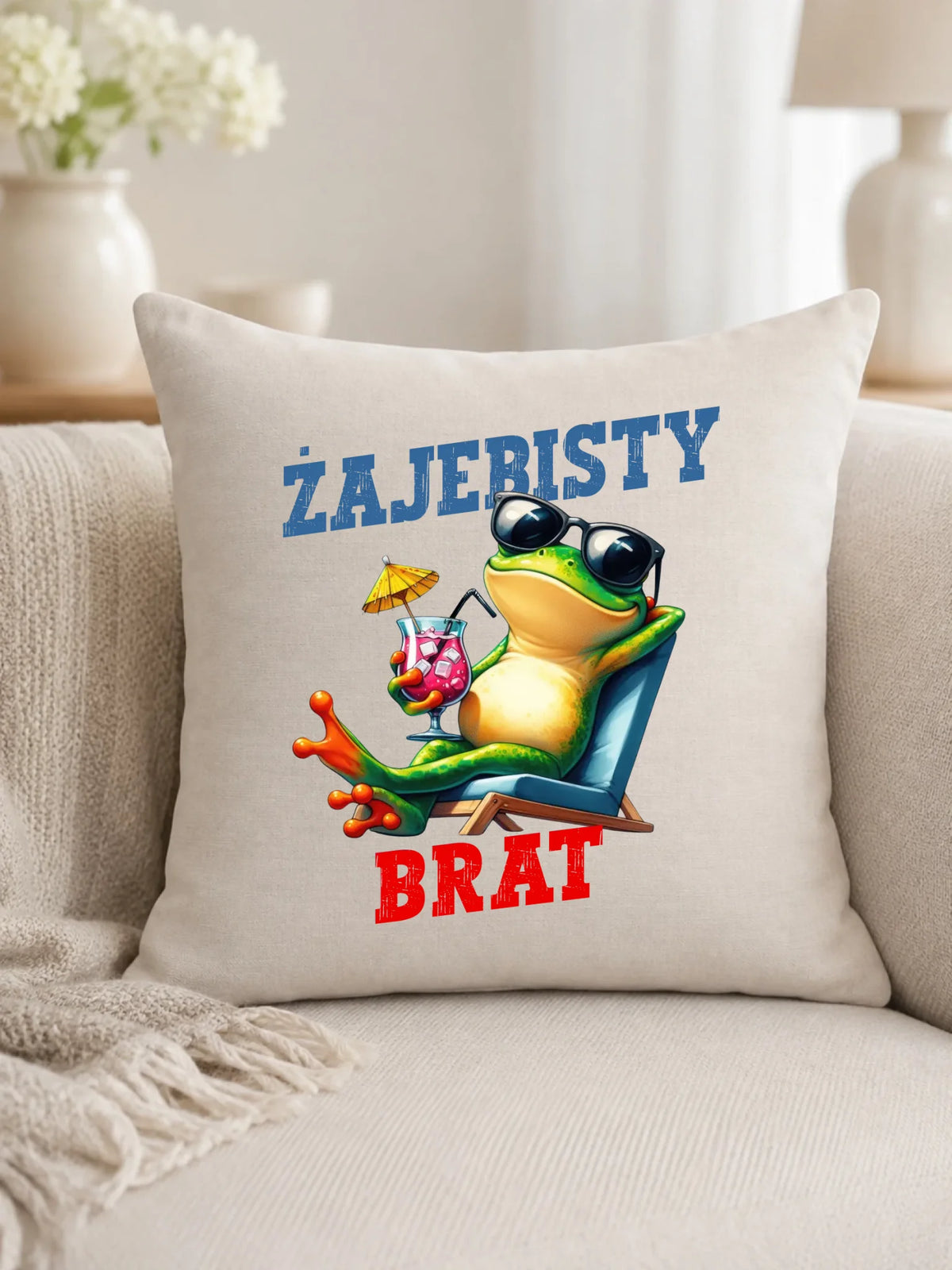 Poduszka dla brata - Żajebisty Brat DB01